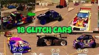 Making 18 Glitch cars Starting from 18.000 Coins | Car Parking Multiplayer | Funny 🤣 Roleplay