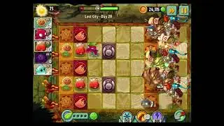 Plants vs. Zombies 2 - Lost City - Day 28 Walkthrough
