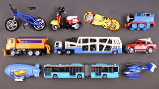Learning Street Vehicles for Kids #3 - Hot Wheels, Matchbox, Tomica トミカ Cars and Trucks, Siku