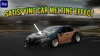 Satisfying Car Melting Effect in After Effects