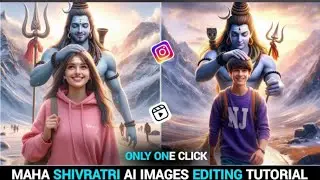 how to Create Mahashivratri AI Photo Editing tutorial video / Mahadev photo editing