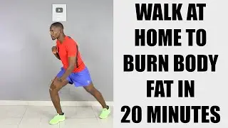 Walk at Home Burn Body Fat in 20 Minutes/ Indoor Walking Workout