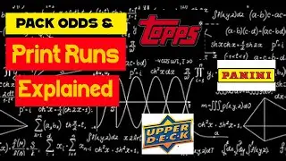 Baseball Card Pack Odds & Print Runs Explained- Example Spreadsheet & Sample Numbers