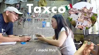 24 hours in TAXCO 🇲🇽 the SILVER capital of Mexico aka the prettiest town ever 🥹 (I made my own ring)