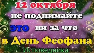 12 октября - День Феофана Милостивого! Что нельзя делать? Народные приметы и традиции праздника.