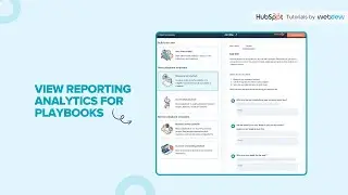 How to view reporting analytics for Playbooks