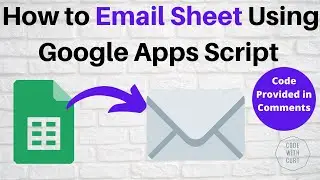 Google Sheets Email Spreadsheet Using Google Apps Script