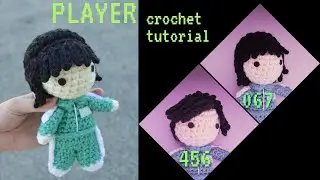 Crochet Squid Game - PLAYER - Amigurumi Tutorial