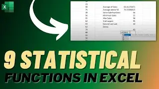 9 Statistical functions in Excel you need to know | Excel Functions