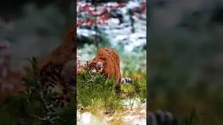 Tigers are icons of beauty in 4K !!! #shorts #short #tiger