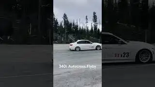 340i Autocross Flyby with custom exhaust