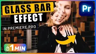 How to do GLASS BAR Effect in Premiere Pro