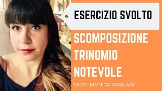 SCOMPOSIZIONE TRINOMIO NOTEVOLE con a diverso da 1.