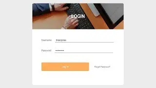 Login Form with HTML and CSS