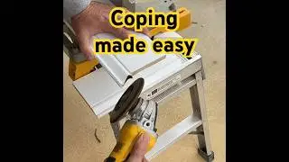 Quick tip on coping baseboard #DIY #Trim