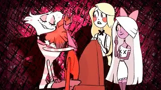 A BUNCH OF HAZBINS - FT. ANGEL X ALASTOR (Hazbin Hotel Comic Dub)