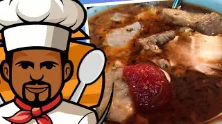 One Pot Caribbean Pork Sause 😋 Soup & Stew Series🤤 Easy Recipe