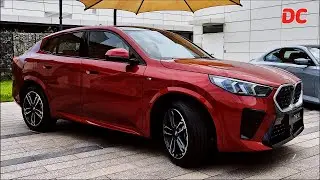 New 2025 BMW X2 xDrive 20i M Spt, Fire Red : 4K Exterior Detail Cut #DCUT