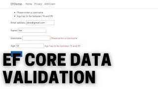 Data Validation with Entity Framework Core Using ModelState in ASP.NET Core Web App