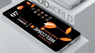 The Nova Launcher Setup || The Dark And Orange  Wallpaper Android Home Screen Setup ||🔥