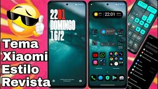 Nova Personalização Tema Xiaomi Ícones Dark e Central de Controle HyperOs @CiclopeTech