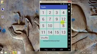 Develop shuffle game using Android Studio..!