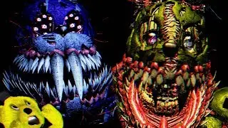 FNAF МЕГА СТРАШНЫЕ АНИМАТРОНИКИ КОШМАРНЫЙ СПРИНГТРАП и БОННИ из ФНАФ !!!