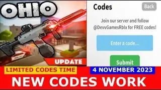 *NEW CODES* [Lucky blocks] Ohio ROBLOX | LIMITED CODES TIME | NOVEMBER 4, 2023