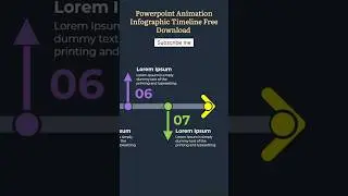 Infographic Design Animation Timeline 🔥🔥#shorts #youtubeshorts #powepoint #infographic