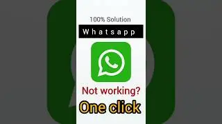 Whatsapp not Working?✅ | 