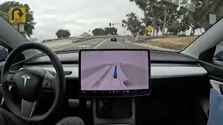 Torrance to West Hollywood on Tesla Full Self-Driving Beta 11.4.3