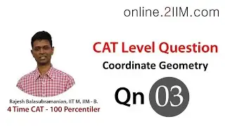 CAT Preparation - Coordinate Geometry Question 03