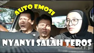 SURUH SUAMI NYANYI TAPI SALAH TEROS... SAMPAI BERKALI KALI NGULANG. AUTO EMOSI SUAMI.