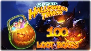 PURE LUCK! | Unboxing 100 Halloween Terror Loot Boxes | Overwatch