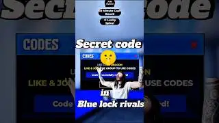 NEW secret Blue Lock Rivals Codes 