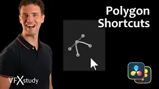 Polygon Keyboard Shortcuts in Fusion  #davinciresolvefusion #blackmagicfusion