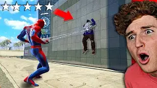 Playing As SPIDERMAN In GTA 5.. (GTA 5 Mods)