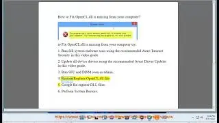 Fix OpenCL.dll is missing from your computer Error on Windows 11/10