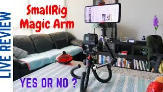 Best Magic Arm with Cold Shoe Mount & 1/4-20 Thread - SmallRig Magic Arm