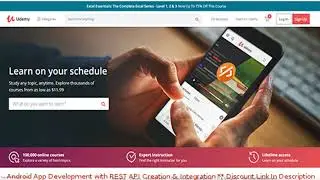 Android App Development with REST API Creation & Integration coupon - udemy discount