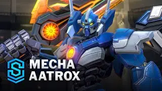 Mecha Aatrox Wild Rift Skin Spotlight