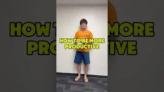 HOW TO BECOME MORE PRODUCTIVE!!! #productive #work #shorts