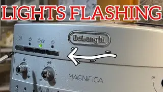 DeLonghi Magnifica Lights Flashing Quick Repair