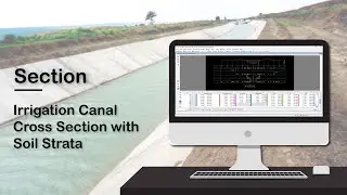 Canal Cross Section (Irrigation Canal Design)