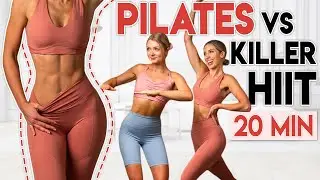 FULL BODY PILATES VS KILLER HIIT WORKOUT🔥with @growingannanas | 20 min