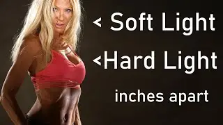 Fitness Lighting Tutorial...soft and hard lighting within inches