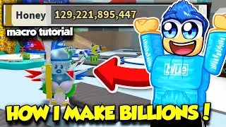 How I Make BILLIONS OF HONEY WHILE SLEEPING In Bee Swarm Simulator! (natro macro)