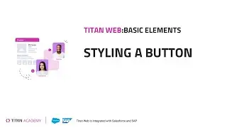 Alternative to Experience Cloud: Styling a Button with Titan Web