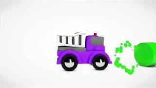 Learn Colors With Truck Cars And Learn Shapes Nursery Rhymes Song Funny Videos For Kids