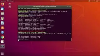 VMware player on Ubuntu